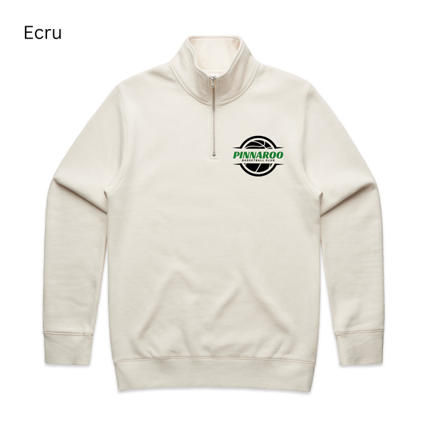 Pinnaroo Basketball Club Adult Half Zip Jumper