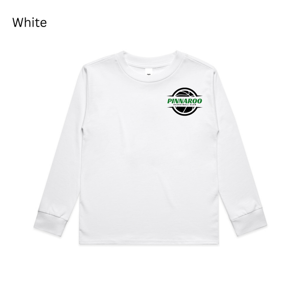 Pinnaroo Basketball Club Kids's Long Sleeve Tee